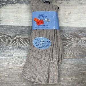 Vtg. 1995 Cherokee Men's Socks Wool Blend Size 10-13 Hiking